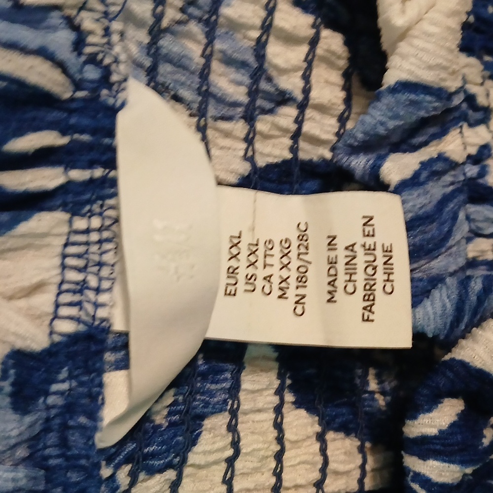 NWOT Blue Floral Dress - Picture 4 of 5